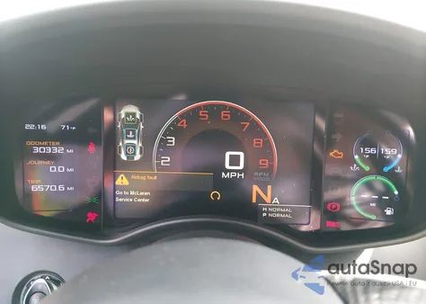 2016 Mclaren 570S z USA, uszkodzony, nr VIN SBM13DAA0GW000430